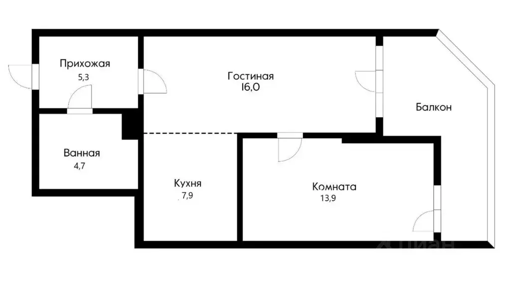 2-к кв. Краснодарский край, Краснодар бул. Адмирала Пустошкина, 11 ... - Фото 2
