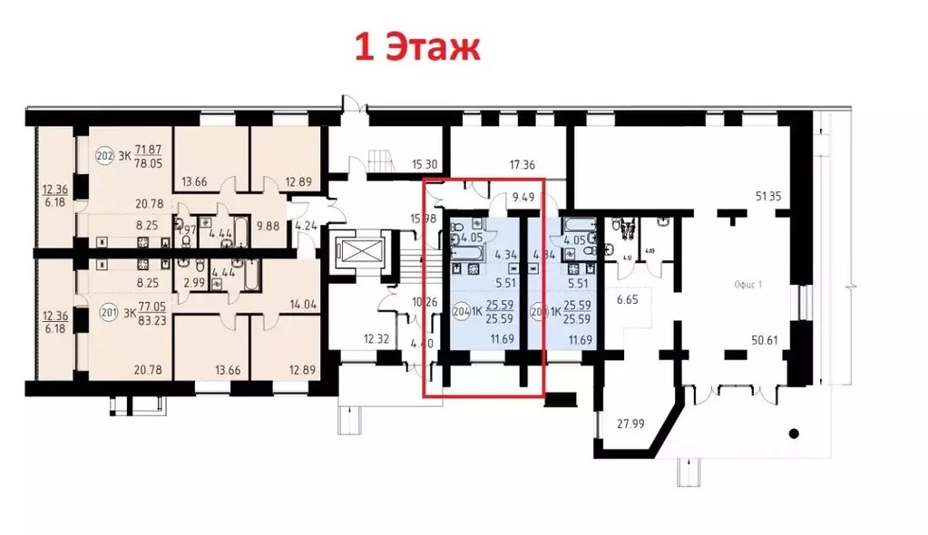 Студия Томская область, Томский район, д. Кисловка, Левобережный мкр ... - Фото 0