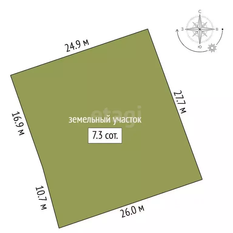 Участок в Ленинградская область, Всеволожский район, Куйвозовское ... - Фото 1