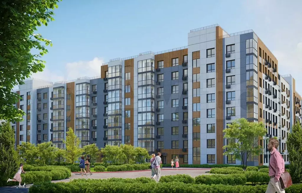 1-к. квартира, 39,4 м, 3/9 эт. - Фото 1