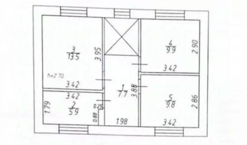 Дом в Татарстан, Высокогорское с/пос, д. Эстачи  (110 м) - Фото 2