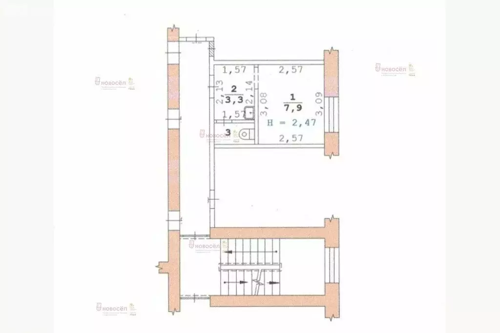 1-комнатная квартира: Екатеринбург, улица Малышева, 127А (12 м) - Фото 1