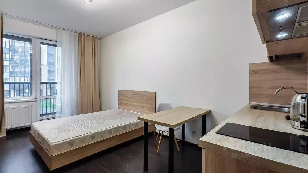 Студия Санкт-Петербург ул. Верхне-Каменская, 11к1 (25.0 м) - Фото 2