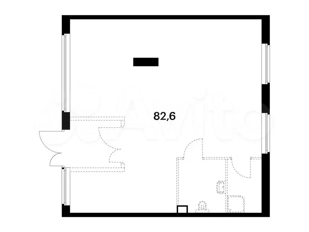 Продам помещение свободного назначения, 82.6 м - Фото 0