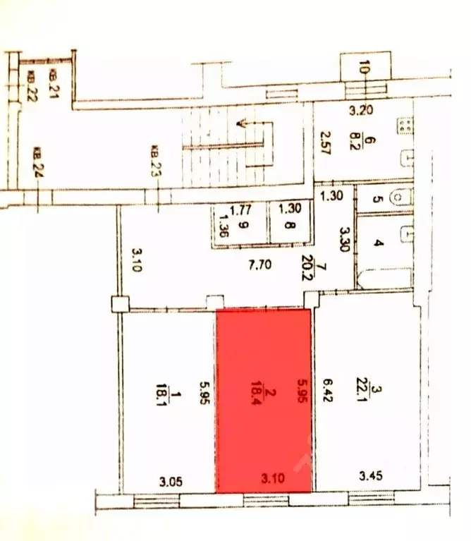 Комната Московская область, Раменский муниципальный округ, Быково пгт ... - Фото 2