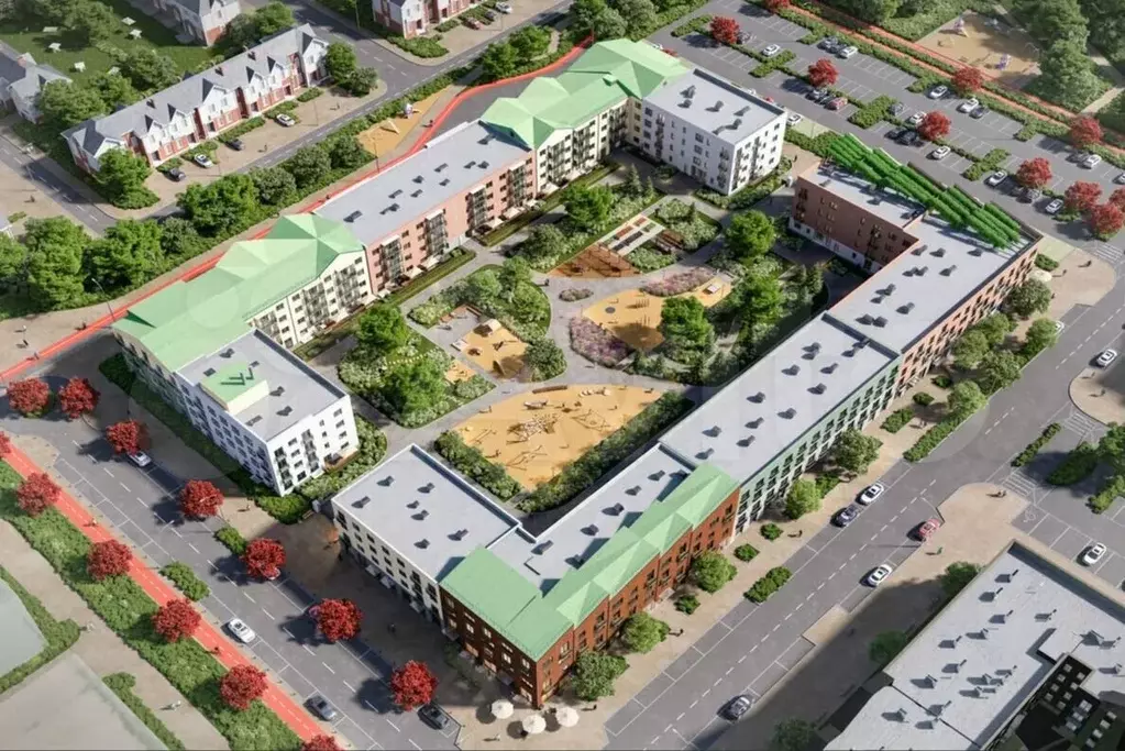 2-к. квартира, 54,6 м, 3/4 эт. - Фото 0