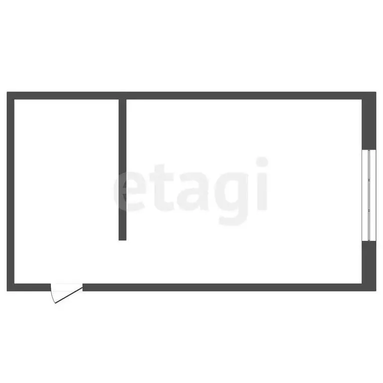 1к в -комнатной квартире (19.3 м) - Фото 0