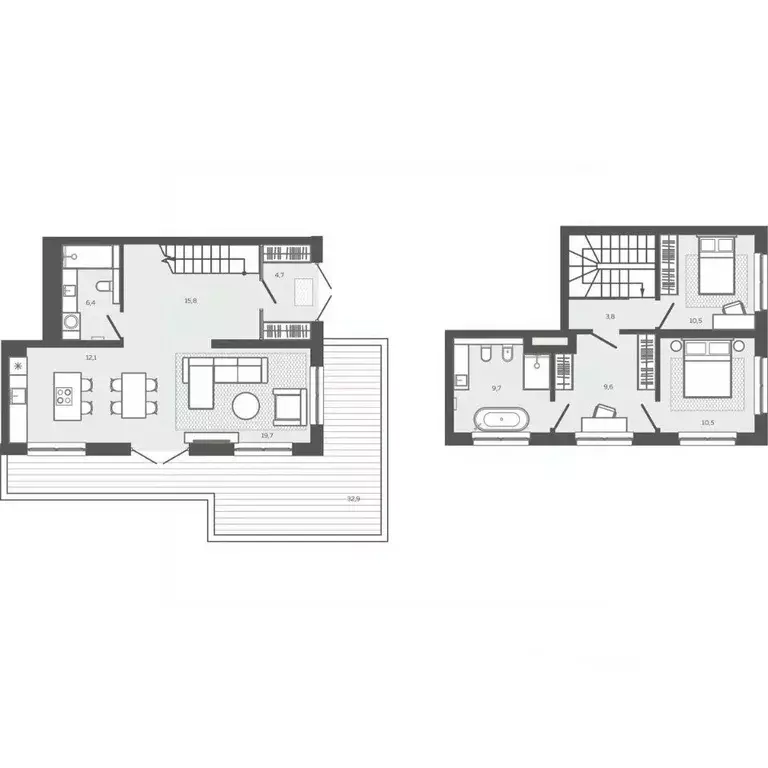 3-к кв. Алтайский край, Барнаул тракт Змеиногорский, 35Бк2 (136.16 м) - Фото 1
