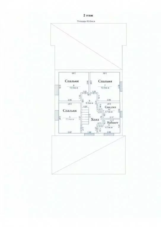 Дом в Калужская область, Боровский район, с. Ворсино Школьная ул., 66 ... - Фото 2