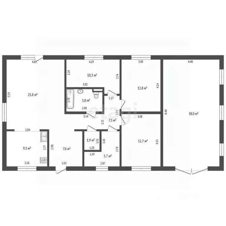 Дом в Тюменская область, Тюменский муниципальный округ, Серебряный Бор ... - Фото 2