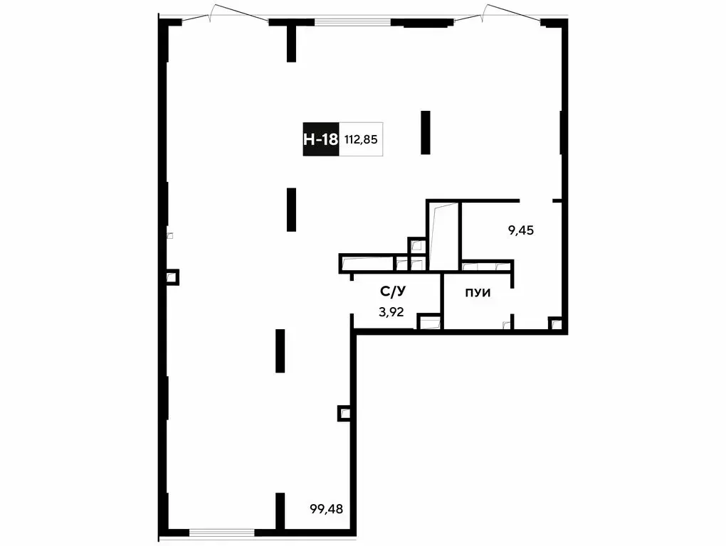 Офис (112.85 м) - Фото 1