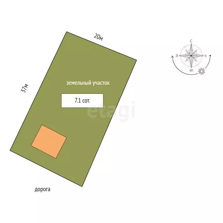Дом в Береговое, Приозёрная улица, 64 (293.9 м) - Фото 1