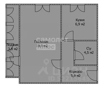 1-к кв. башкортостан, стерлитамак ул. артема, 85 (36.2 м) - Фото 1