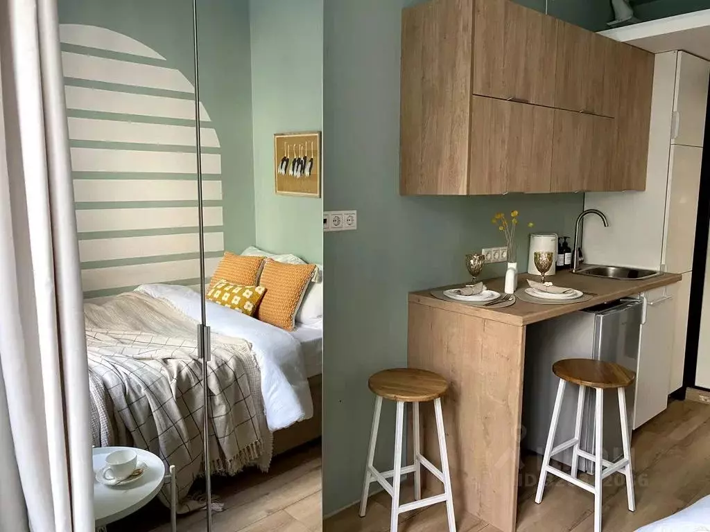 Студия Москва Орлово-Давыдовский пер., 2/5к1 (11.0 м) - Фото 2