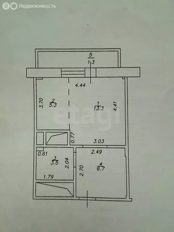 Квартира-студия: Казань, улица Азата Аббасова, 11 (28.8 м) - Фото 1