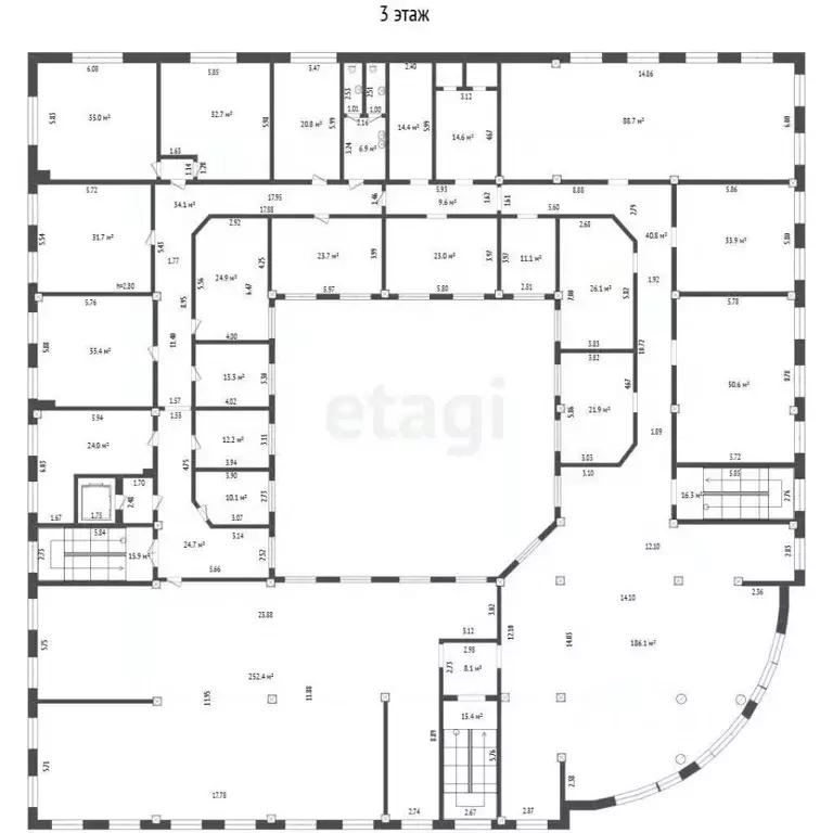 Офис в Кемеровская область, Новокузнецк ул. Орджоникидзе, 28А (633 м) - Фото 2