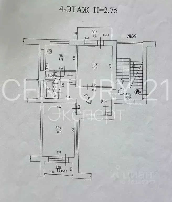 2-к кв. Калининградская область, Калининград Красная ул., 39 (60.9 м) - Фото 1