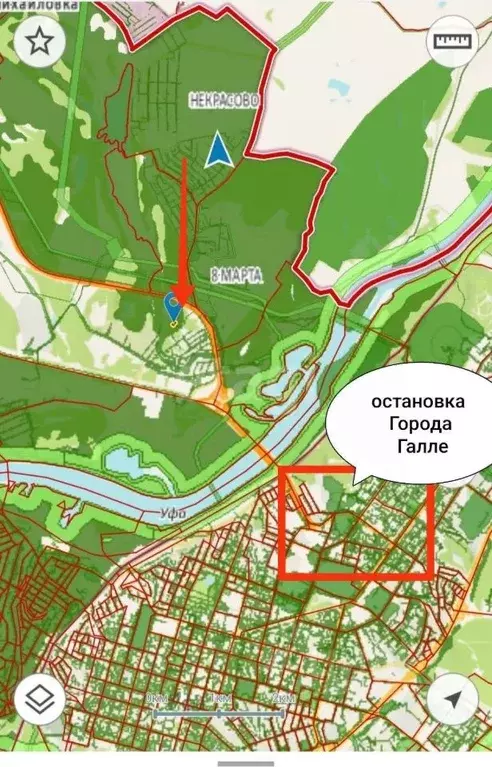 Участок в Башкортостан, Уфа ул. Райская (8.85 сот.) - Фото 1