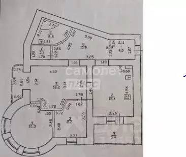 3-к кв. Башкортостан, Уфа бул. Ибрагимова, 46 (74.9 м) - Фото 2
