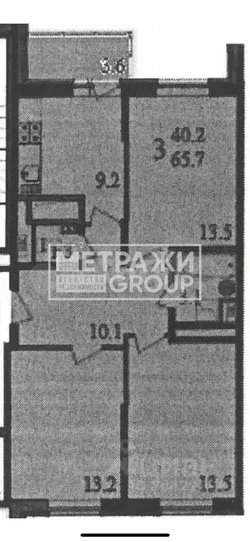 3-к кв. Московская область, Мытищи просп. Астрахова, 10 (65.1 м) - Фото 2