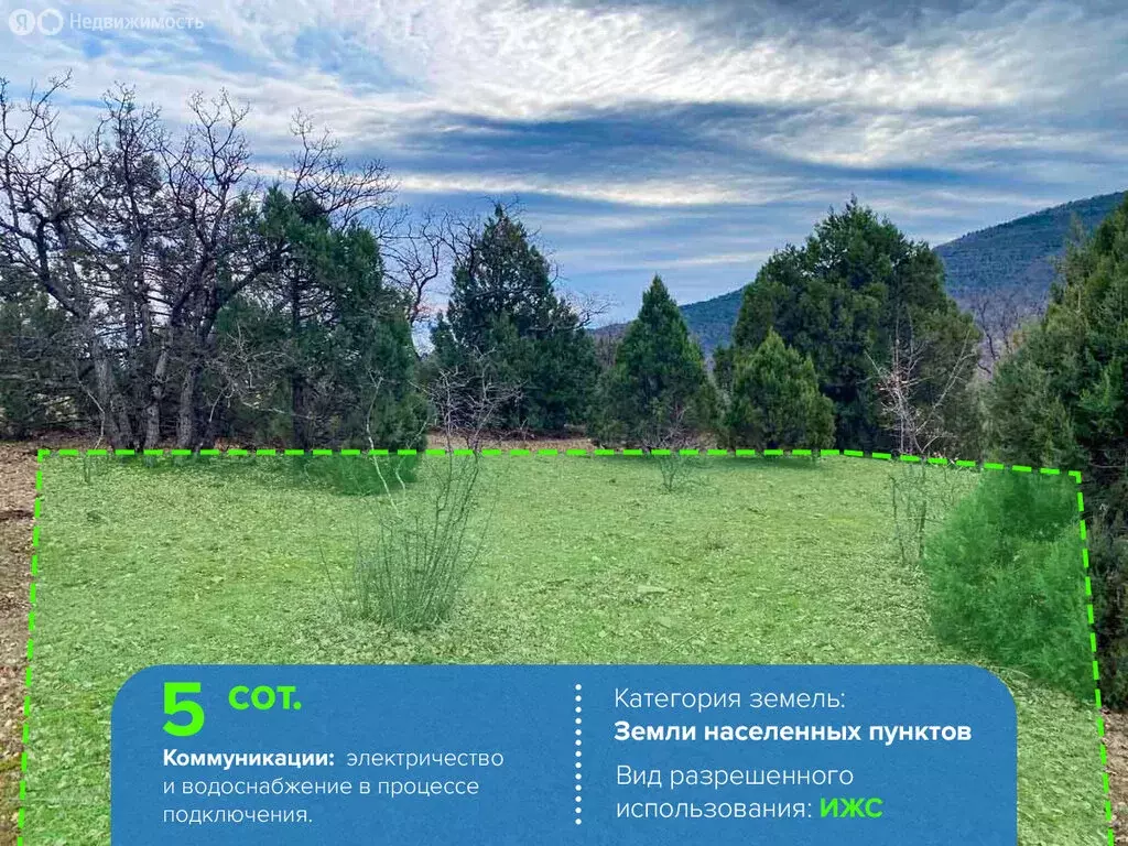 Участок в Республика Крым, муниципальный округ Алушта, село Приветное ... - Фото 1