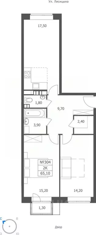 2-к кв. Ярославская область, Ярославль ул. Большая Октябрьская, 85 ... - Фото 1