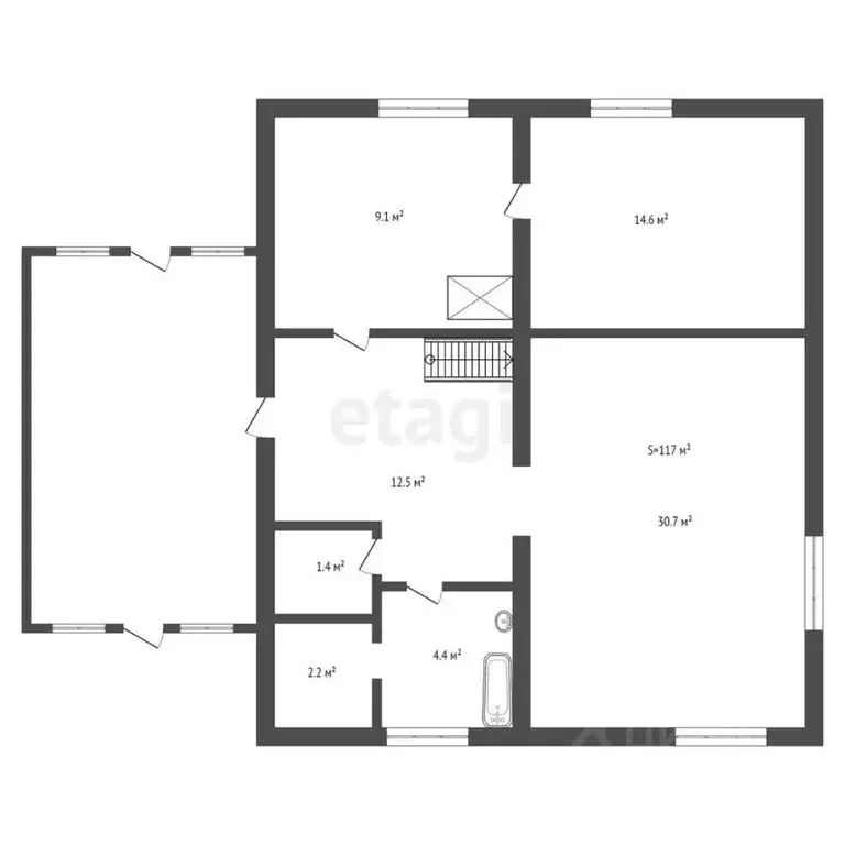 Дом в Кемеровская область, Мыски Новая ул., 141 (117 м) - Фото 1