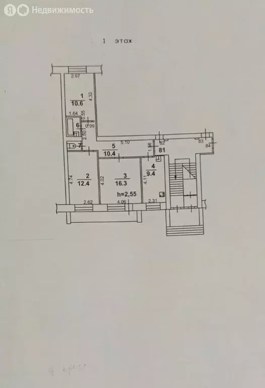 3-комнатная квартира: Иркутск, улица Тельмана, 36 (62.9 м) - Фото 2
