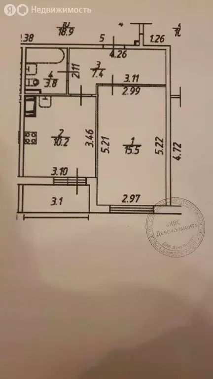 1-комнатная квартира: городской посёлок Янино-1, Ясная улица, 11к3 (37 ... - Фото 1