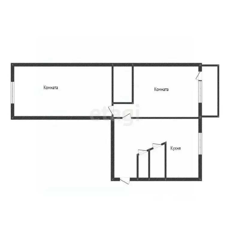 2-к кв. Иркутская область, Иркутск Юбилейный мкр, 75 (47.2 м) - Фото 1