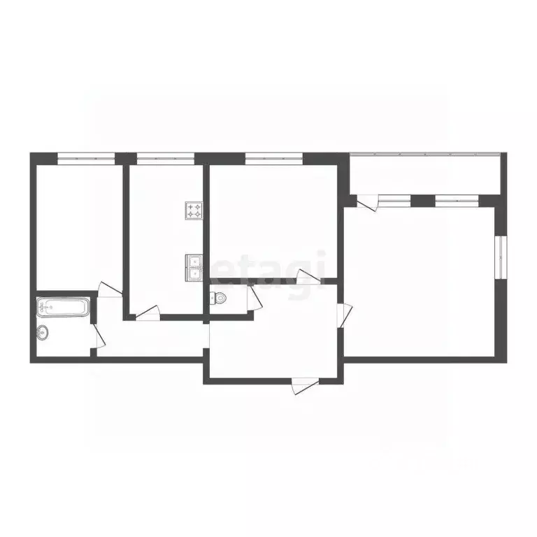 3-к кв. Мордовия, Саранск Большевистская ул., 113А (115.0 м) - Фото 1