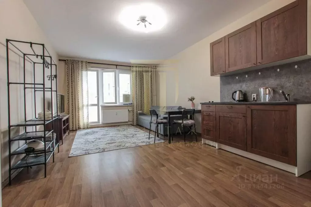 Студия Санкт-Петербург дор. Кушелевская, 3к13 (32.9 м) - Фото 2