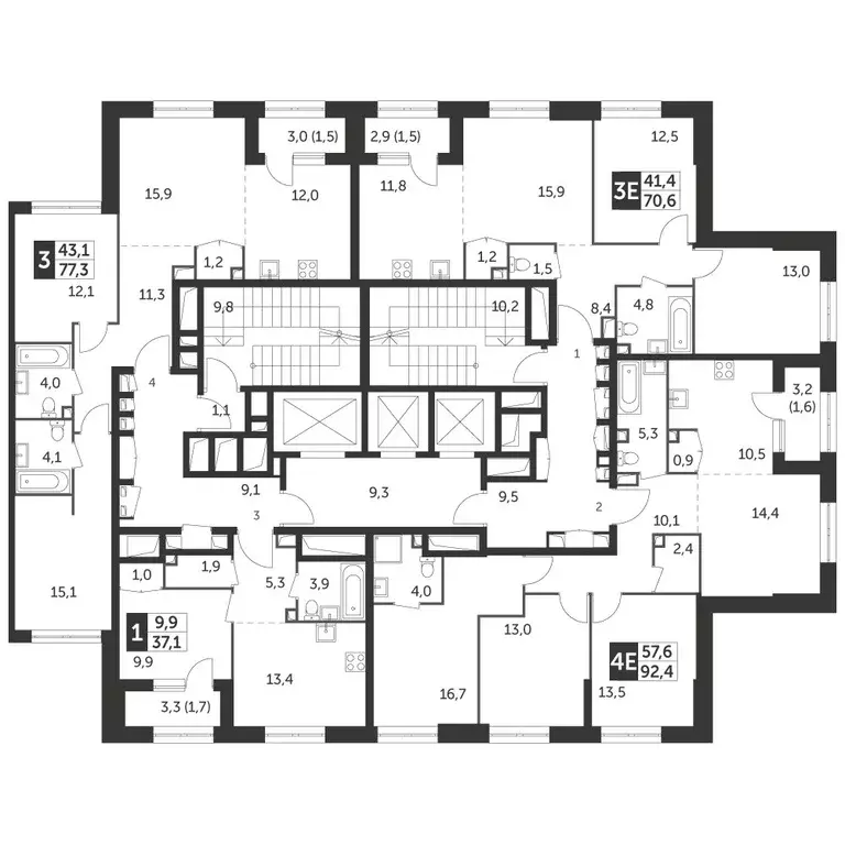 3-к кв. Москва ул. Вильгельма Пика, 1 (77.3 м) - Фото 1