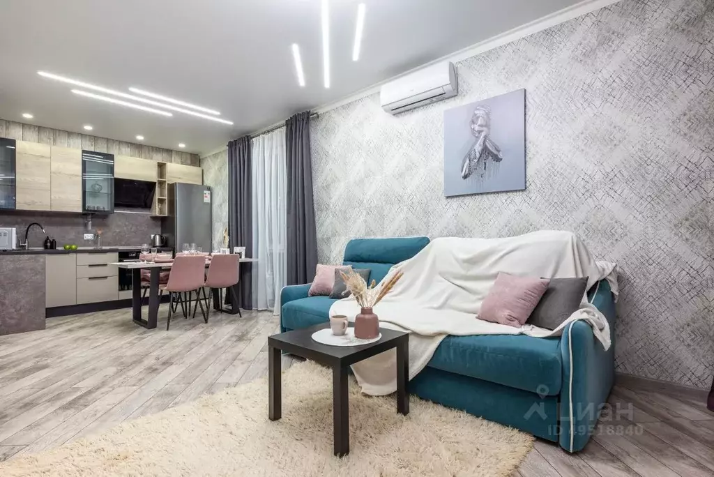1-к кв. Татарстан, Казань ул. Азата Аббасова, 5 (46.0 м) - Фото 1