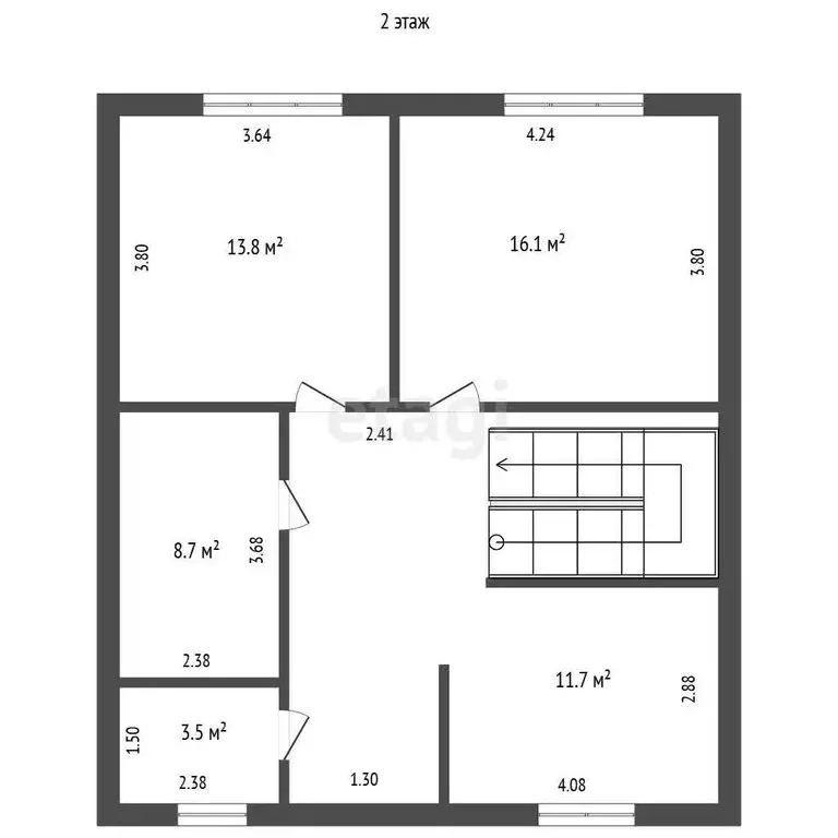 Дом в Тюмень, Комаровская улица (174.5 м) - Фото 2