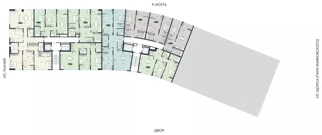 2-к кв. Свердловская область, Екатеринбург ул. Машинная, 1в/3 (92.0 м) - Фото 1