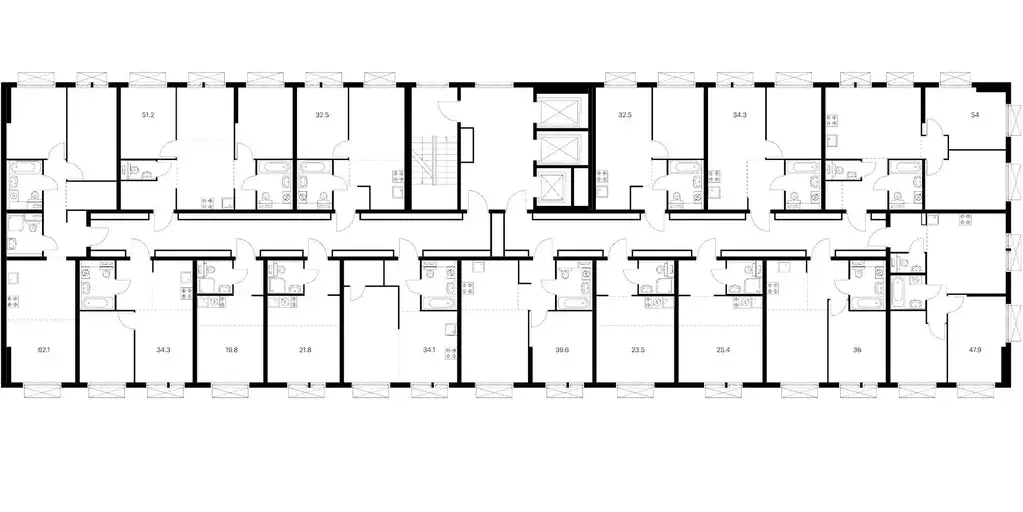 2-к кв. Москва Кольская 8 жилой комплекс, 2.1 (47.9 м) - Фото 1