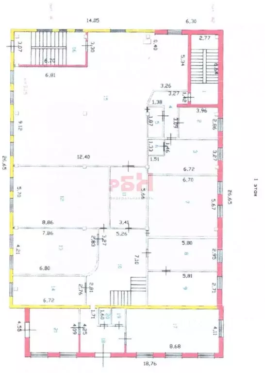 Офис в Пензенская область, Пенза ул. Володарского (1541 м) - Фото 2