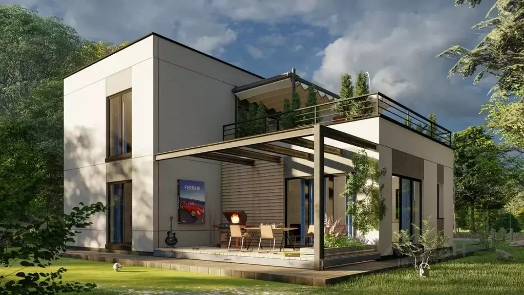 Коттедж в Ленинградская область, Всеволожский район, Колтушское ... - Фото 1