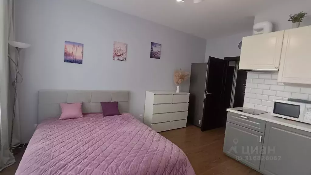Студия Санкт-Петербург Яхтенная ул., 34 (27.0 м) - Фото 1