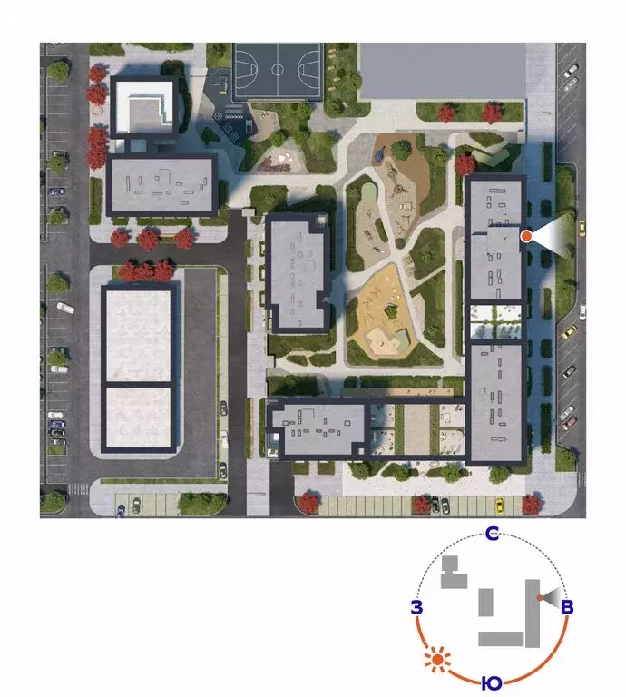 1-комнатная квартира: Тюмень, улица Владислава Крапивина, 9 (41.32 м) - Фото 2