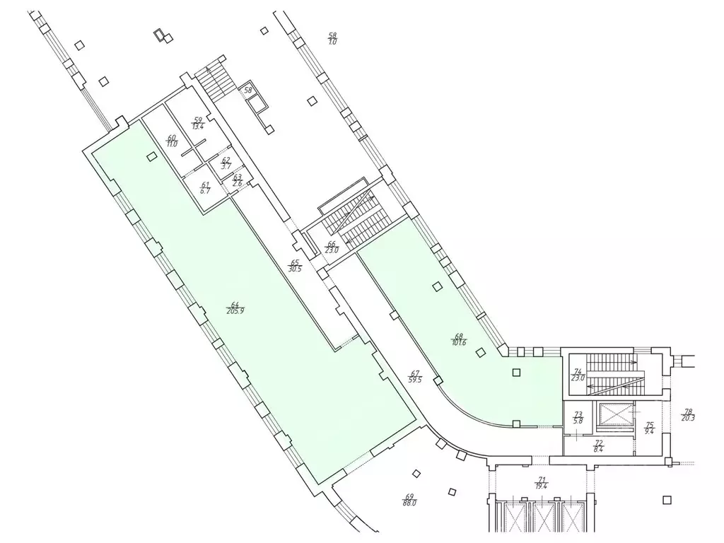 Офис в Санкт-Петербург 24-я Васильевского острова линия, 15/2 (308 м) - Фото 2