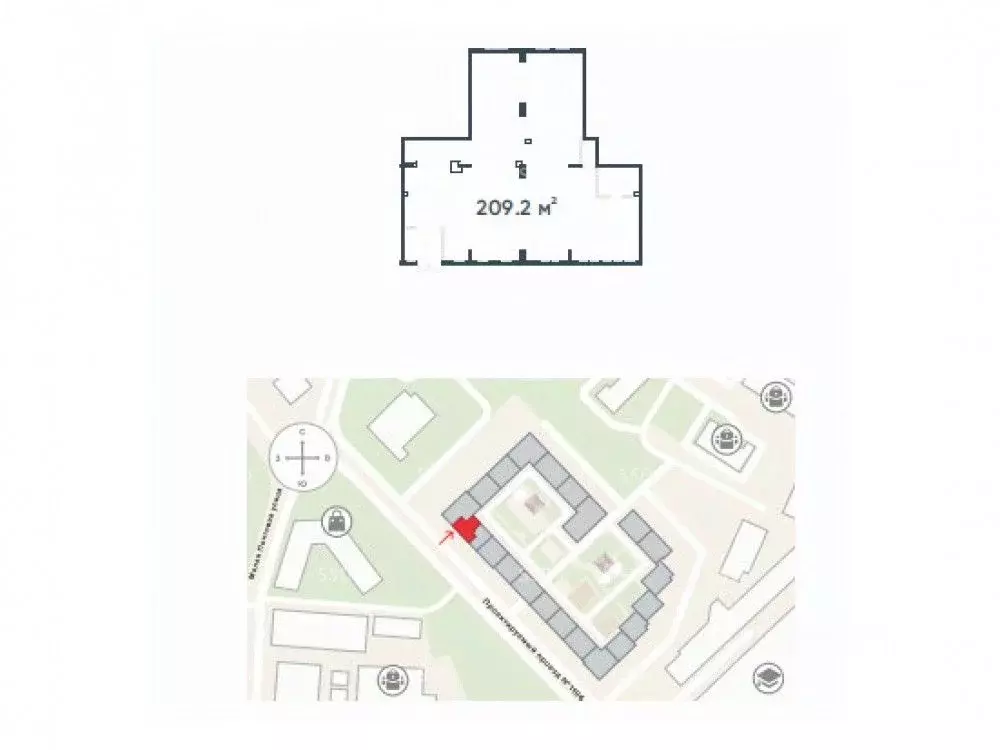 Торговая площадь в Москва Малая Почтовая ул., 12 (209 м) - Фото 2