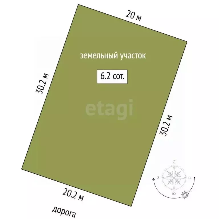 Участок в Тюменская область, Тюменский муниципальный округ, с. Щербак  ... - Фото 2