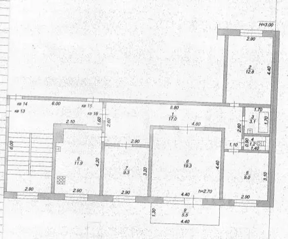 4-к кв. Краснодарский край, Кореновск ул. Циолковского, 8А (83.6 м) - Фото 2
