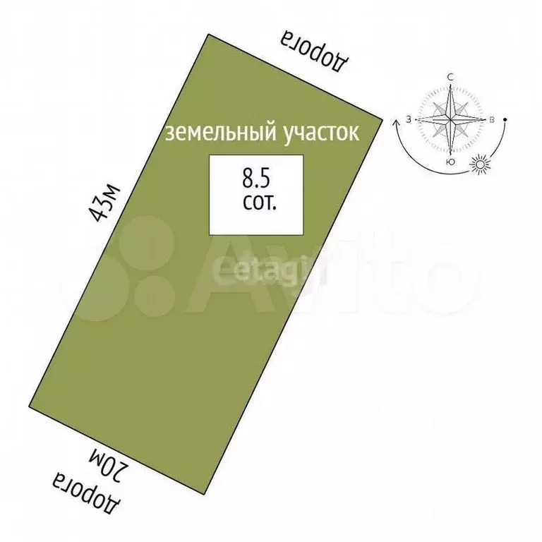 Участок 8,5сот. (ИЖС) - Фото 1