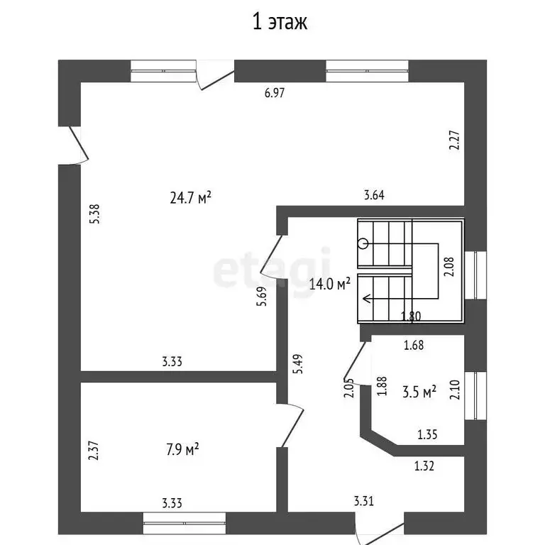 Дом в Тюмень, СНТ Тополя, 30-я улица (102.5 м) - Фото 1