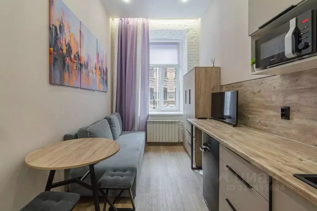 Студия Санкт-Петербург ул. Рубинштейна, 25 (19.0 м) - Фото 0