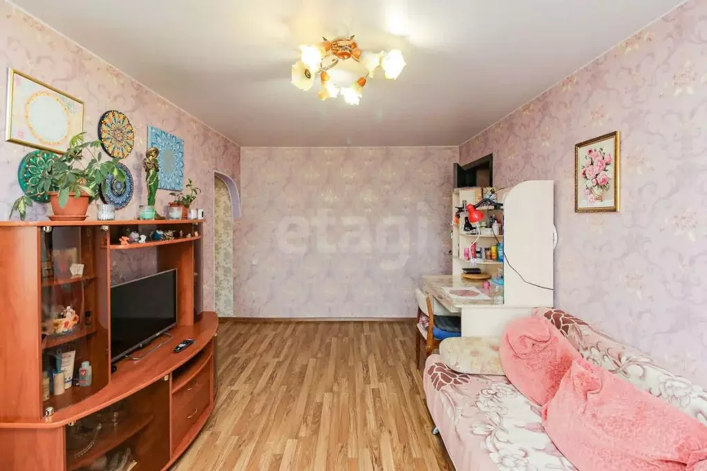2-к кв. Тюменская область, Тюмень Гилево мкр, ул. Вербная, 4 (42.4 м) - Фото 0