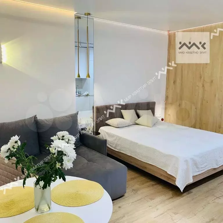 Квартира-студия, 33 м, 4/12 эт. - Фото 1
